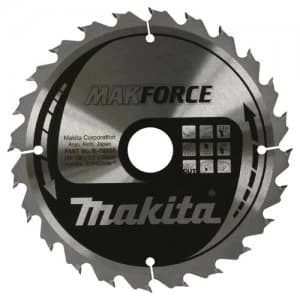 Makita MAKFORCE Wood Cutting Saw Blade 190mm 24T 30mm
