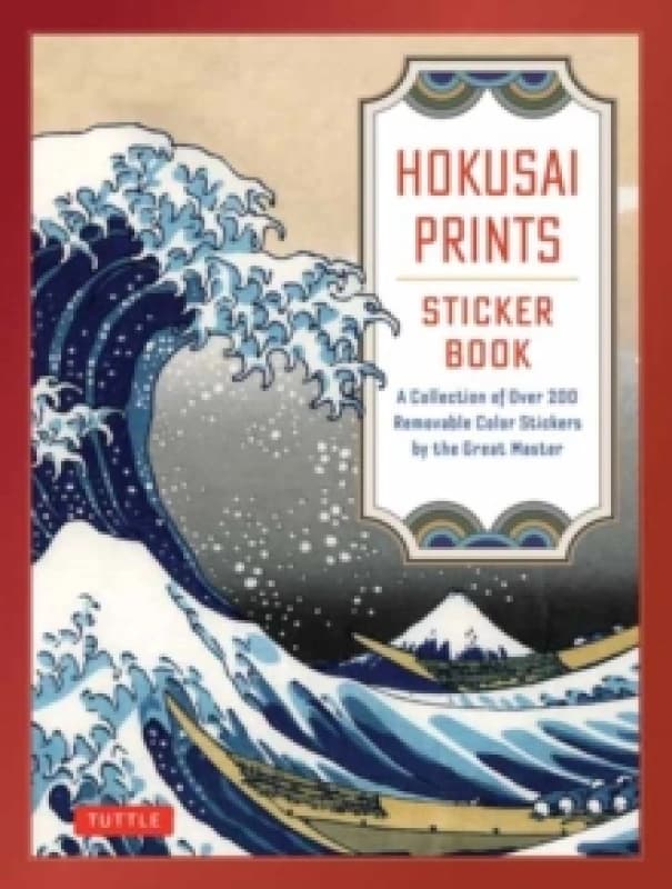 Hokusai Prints Sticker Book. Hardback. By Katsushika Hokusai, Tuttle Studio Books