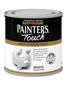 Rust-Oleum Painter&Rsquo;S Touch Toy Safe Gloss Multi Purpose Paint ; White 250ml