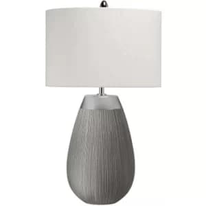 Lampe de table Harrow Argent 30 Cm