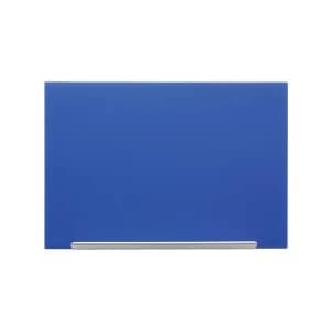 Nobo Diamond 1883 x 1059mm Glass Magnetic Glassboard Blue with Fixing Kit