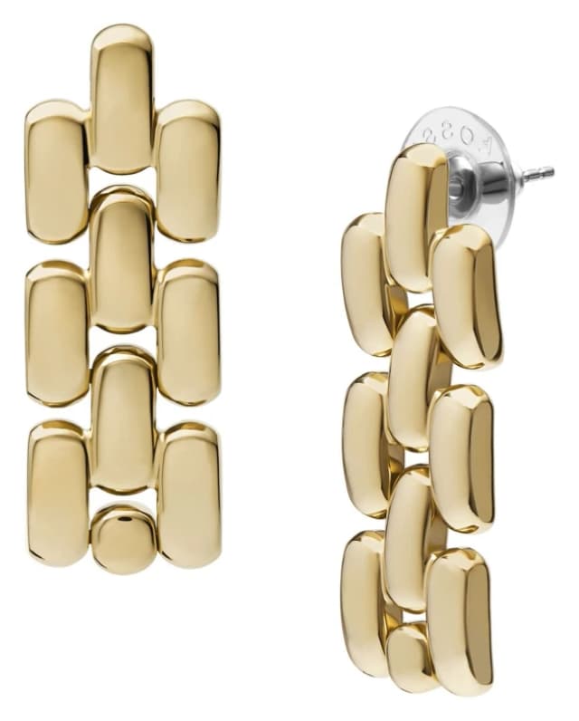 Fossil JF04786710 Womens Arden Gold-Tone Stainless Steel Jewellery