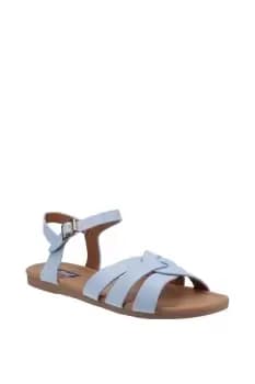 Divaz Antalya Vegan Summer Sandal Female Blue UK Size 5