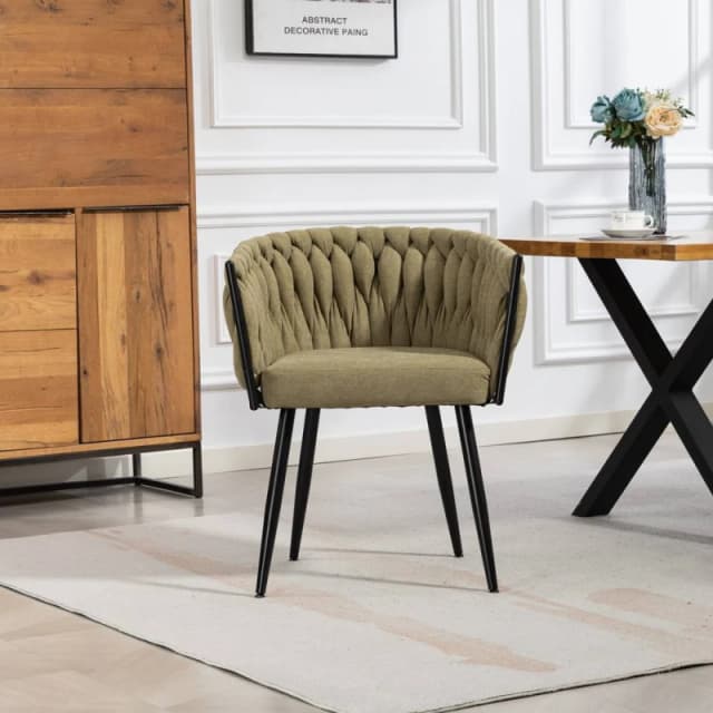 Artemis Home Aneta Fabric Accent Chairs - Set of 2 in Light Green Size: 2 Pack Light Green Unisex 2 Pack