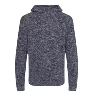 Ecologie Adults Unisex Iguazu Knitted Hoodie (L) (Navy/Heather)