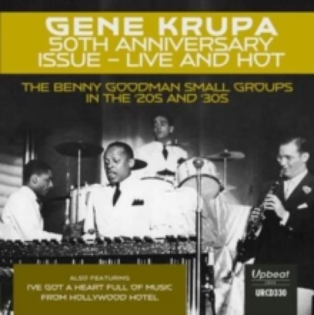50th Anniversary Issue - Live and Hot: The Benny Goodman Small Groups in the '20s and '30s CD / Album