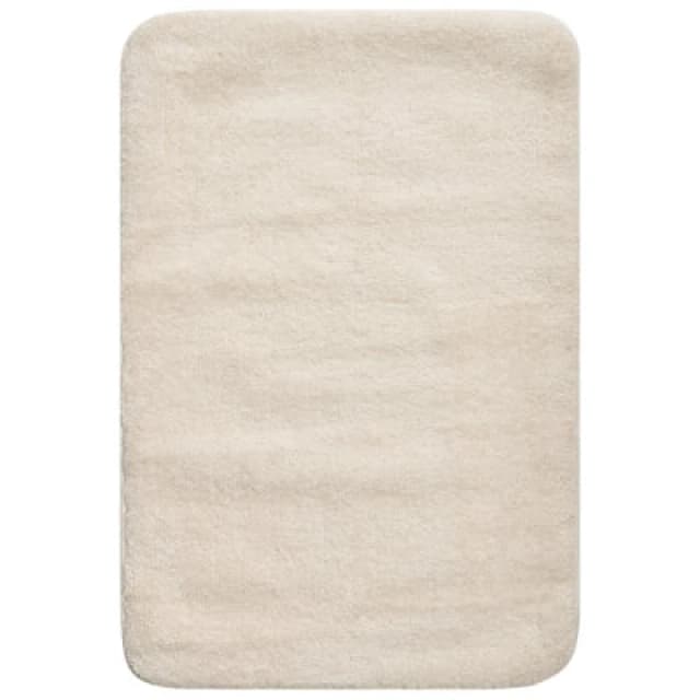 Beliani Bath Mat Urlana Off-White 60 X 90 Cm Microfibre