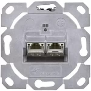 Telegaertner Network outlet Flush mount Insert CAT 6A 2 ports