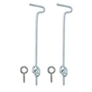 BQ Zinc Effect Metal Hook Eye L100mm Pack of 2