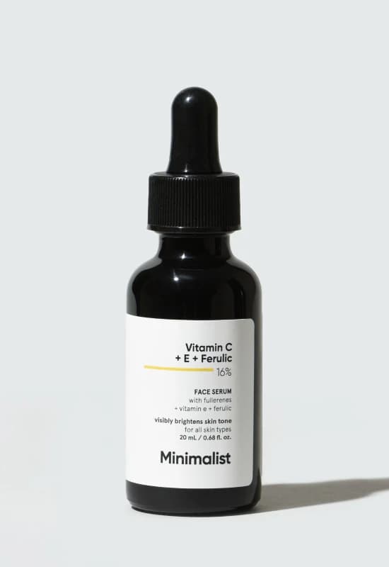 Minimalist Vitamin C + E + Ferulic 16% Face Serum Clear unisex