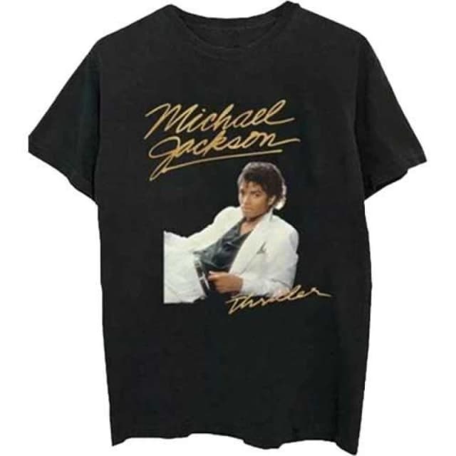 Michael Jackson Michael Jackson Men Thriller Suit T-Shirt in Black Size: 2X-large Black XXL Male 5063425422456