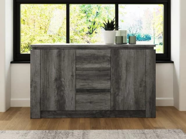 GFW Canyon Charcoal Grey Sideboard