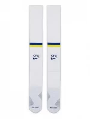 Nike Chelsea 21/22 Home Socks, White, Size L, Men