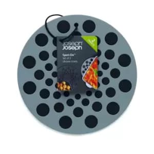 Joseph Joseph, HotSpot Silicone Trivets, Set of 2, Grey