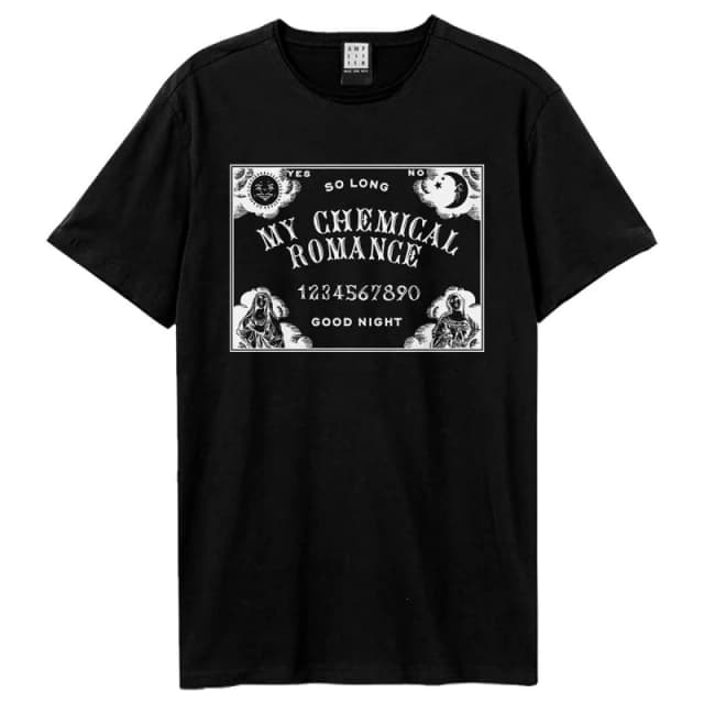 Amplified Amplified Men Ouija My Chemical Romance T-Shirt in Black Size: X-Small Black XS Male 5063852060122