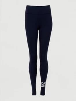 Tommy Hilfiger Full Length Logo Leggings - Navy