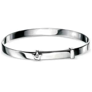 D For Diamond Star Baby Bangle JEWEL B772