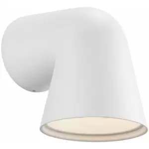 Nordlux Front Single Outdoor Down Wall Lamp White, GU10, IP44