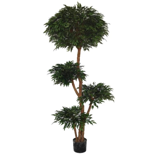 N/A 180cm Fire Retardant Ruscus Tree With 4173 Leaves