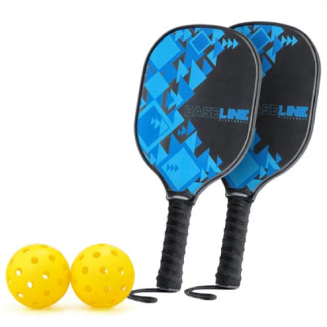 Baseline Pickleball Set With 2 Pickleball Paddles, Ball And Net Set One Colour WJHNK Unisex