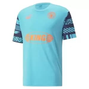 Puma MCFC Heritage Jersey Mens - Blue