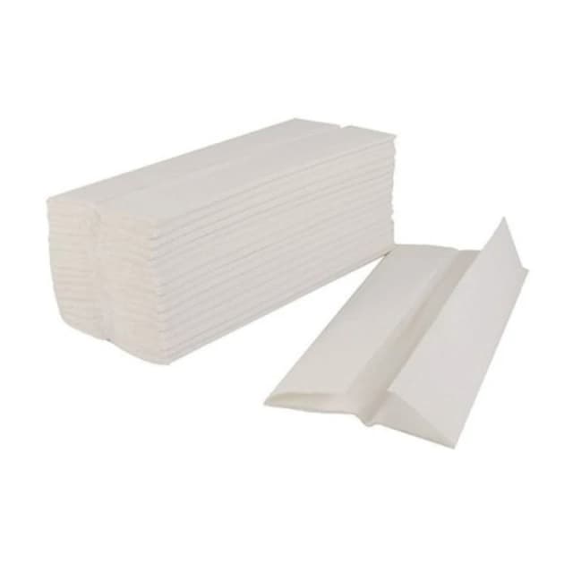 5 Star Facilities Flushable Hand Towel C-Fold 2-Ply 215x230mm (2400 Pack) 167974