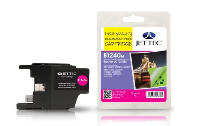 Jet Tec 101B124003 ink cartridge Standard Yield Magenta