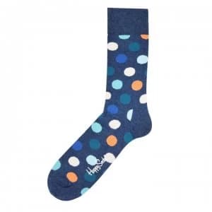 Happy Socks Happy Big Dot Socks Mens - Blue Multi
