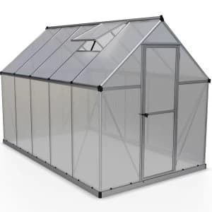 Palram Mythos Greenhouse 6 x 10 - Silver