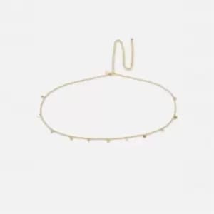 Missguided Bfly and Chain Bellychain - Gold