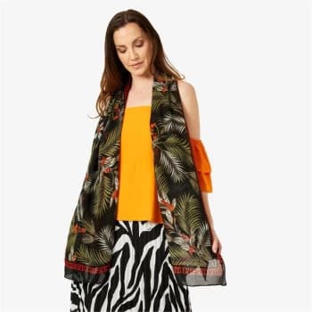 Biba Tropical Print Scarf - Botanical Print