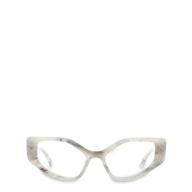 Off White Reading Glasses Marble Blue unisex One Size