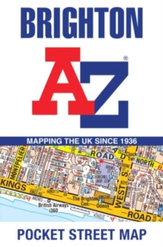 Brighton A-Z Pocket Street Map. By AZ Maps Books