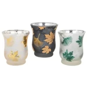 Autumn Leaves Tealight Vase Small