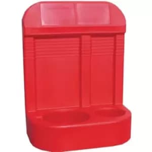 Slingsby Double Fire Extinguisher Stand - With Backstand