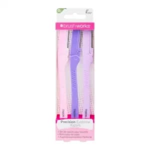 Brushworks Brushworks Brushworks Precision Eyebrow Razor (Pack of 3)