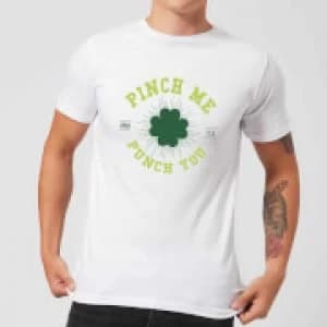 Beershield Pinch Me And Ill Punch You T-Shirt - White