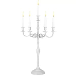 Candelabra Candlestick Holder 1 3 5 Armed Wedding Dinner Candle Stick 78cm weiß (de)