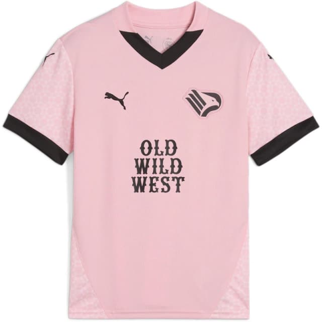 Puma Palermo Home Shirt 2024 2025 Juniors - Pink Pink 9 - 10 Years