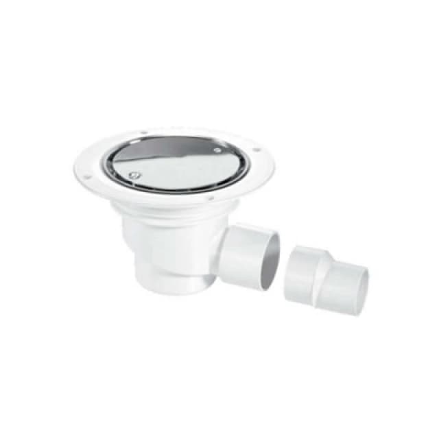 McAlpine Polished Stainless Steel Shower Gully 50mm X 130mm Tsg1Ss