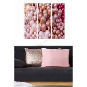 MDF2995437 Multicolor Decorative MDF Painting (3 Pieces)