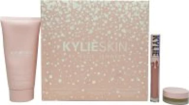 Kylie By Kylie Jenner Kylie Skin Gift Set 120ml Cleanser + 10g Lip Scrub + 3ml Liquid Lipstick