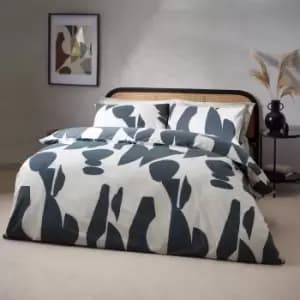 Meta Abstract Cotton Rich Duvet Cover Set Dusk, Dusk / King