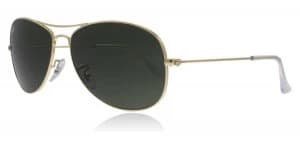 Ray-Ban Cockpit Sunglasses Gold 001 56mm