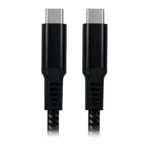 XClio 1.8m USB 3.1 Type-C Braided Cable Black