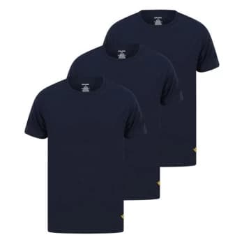 Lyle and Scott 3 Pack Maxwell Loungewear T Shirts - Blue