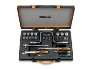 Beta Tools 910A/C17 26pc 3/8" Sq Drive Hex Socket & Accessory Set 009100938