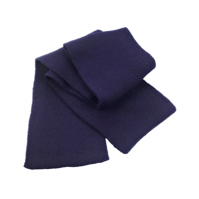 Result Womens Classic Knitted Heavy Scarf in Navy Navy Female One Size