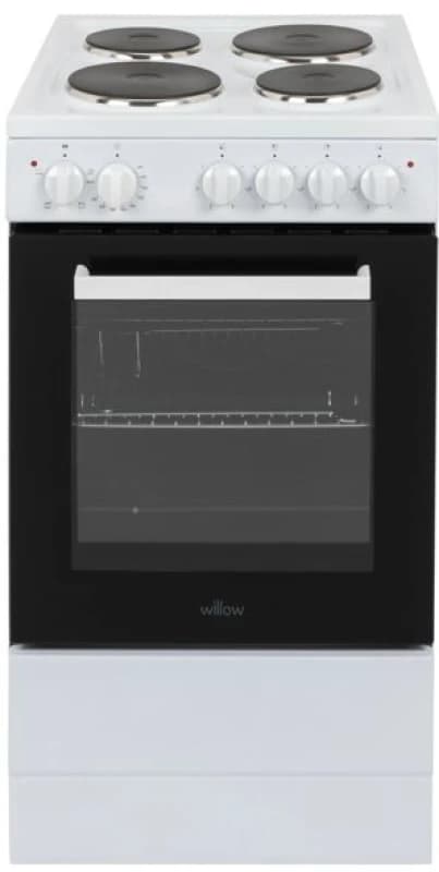 Willow Willow WE50SSW 62L Freestanding Electric Cooker Single Cavity Cooker White