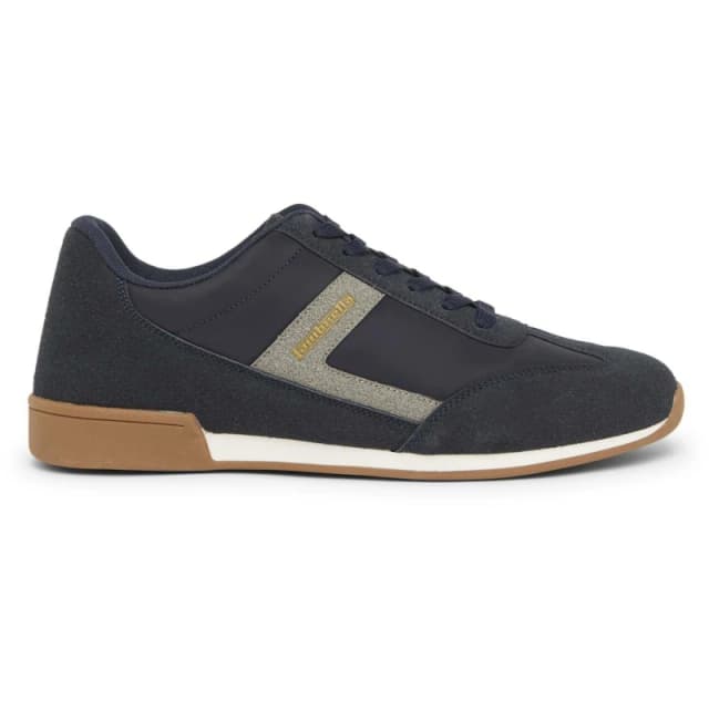 Lambretta Mens Panther Court Trainers Navy male 8 (42)